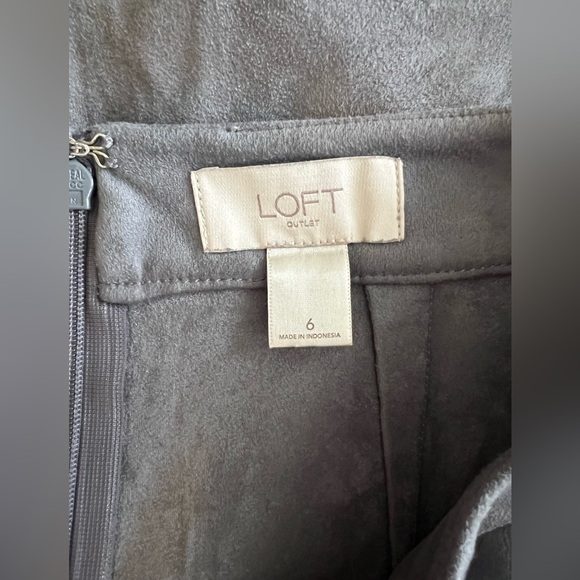 LOFT Outlet Skirt - Size 6 - Gray - Picture 4 of 5